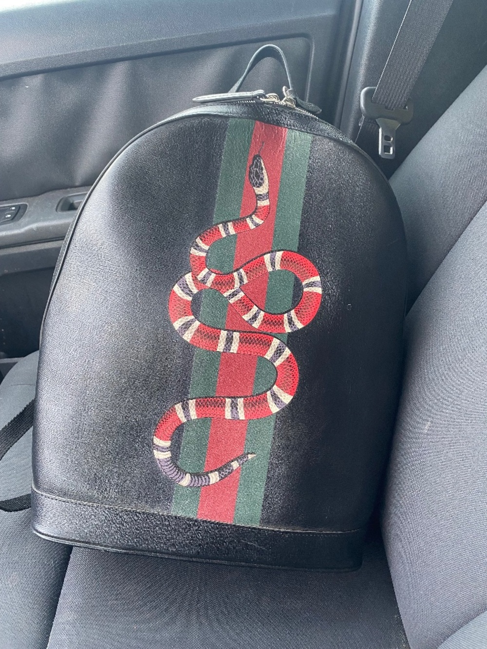 Gucci king snake backpack